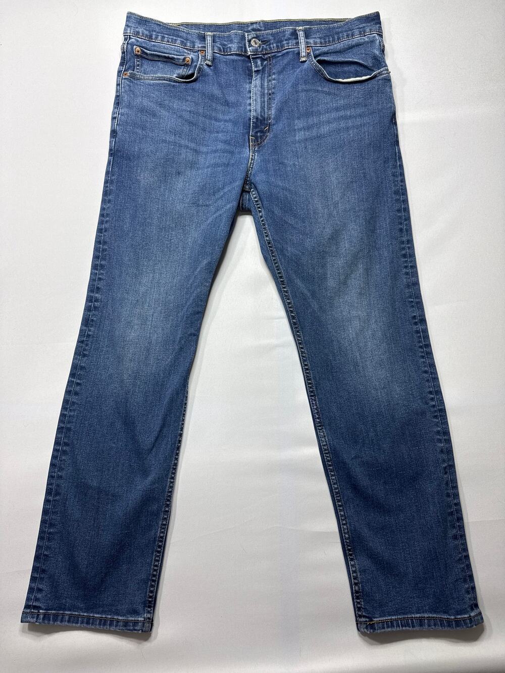 Levi's 502 Men's Tapered Leg Blue Stretch Jeans - Size 36x30 (36x29)